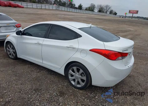 2013 Hyundai Elantra Limited из США, поврежденный, VIN 5NPDH4AE1DH168637